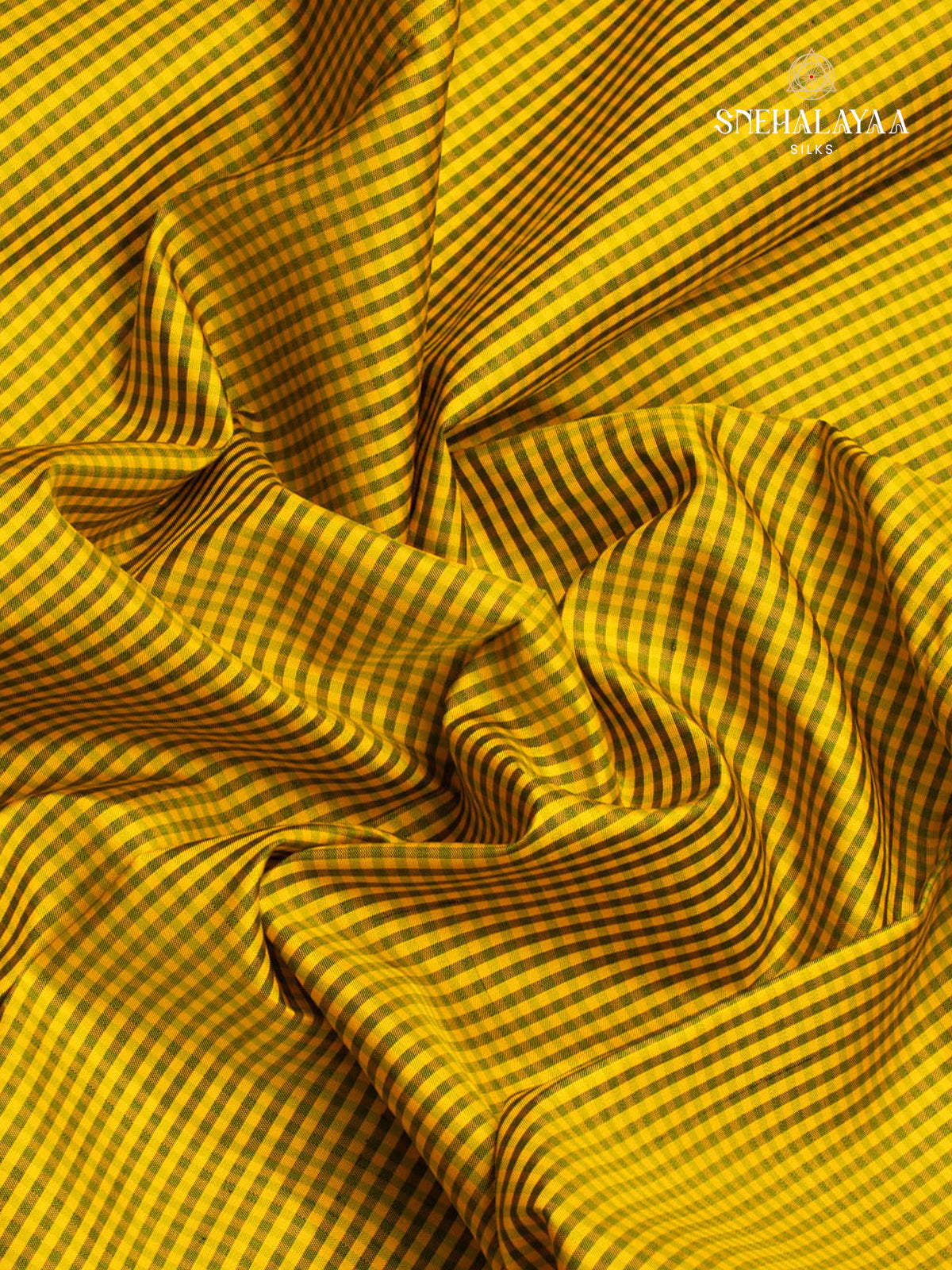 Mustard Yellow Kanjivaram Silk Saree